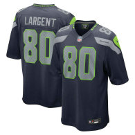 Men's Seattle Seahawks Steve Largent Nike College Navy Retired Player Game Jersey