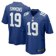 Men's New York Giants Isaiah Simmons Nike Royal Team Game Jersey