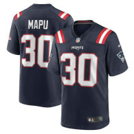 Men's New England Patriots Marte Mapu Nike Navy Team Game Jersey