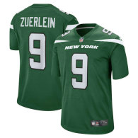Men's New York Jets Greg Zuerlein Nike Gotham Green Team Game Jersey