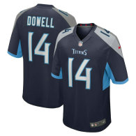 Men's Tennessee Titans Colton Dowell Nike Navy Team Game Jersey