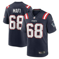 Men's New England Patriots Atonio Mafi Nike Navy Team Game Jersey