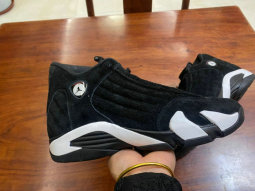 Authentic Air Jordan 14 Black/White