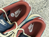 Authentic Nike Dunk Low Beige Blue