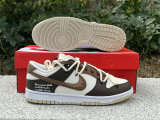 Authentic Nike Dunk Low Brown/Black/White