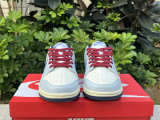 Authentic Nike Dunk Low Beige Blue/Red/White