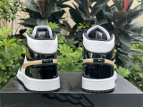 Authentic Air Jordan 1 Mid GS “Black/Metallic Gold”