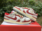 Authentic Nike Dunk Low SE Red/Light Grey/White