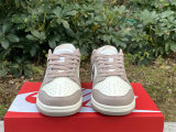 Authentic Nike Dunk Low Beige White/Brown