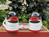 Authentic Nike Dunk Low White/Varsity Red-Black