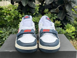 Authentic Jordan Legacy 312 Low White/Blue/Red
