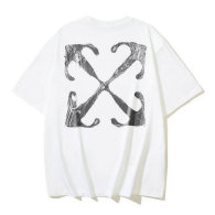 OFF-WHITE short round collar T-shirt S-XL (259)