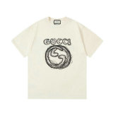 Gucci Short Round Collar T-shirt S-XL (40)