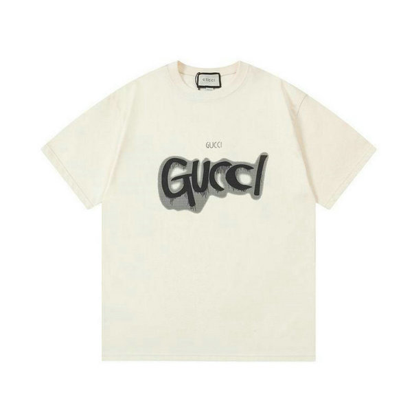 Gucci Short Round Collar T-shirt S-XL (41)