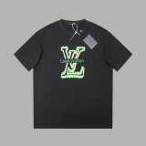 LV Short Round Collar T-shirt XS-L (100)