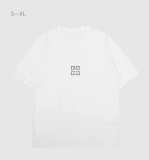 Givenchy Short Round Collar T-shirt S-XL (2)