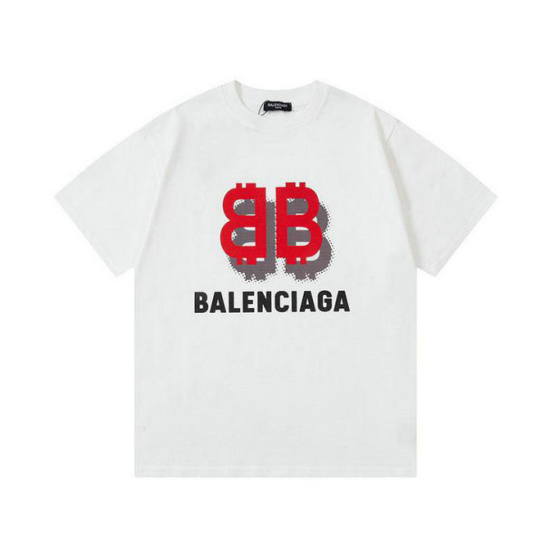 Balenciaga Short Round Collar T-shirt S-XL (140)