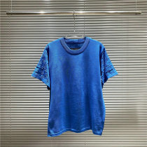 LV Short Round Collar T-shirt M-XXL (4)
