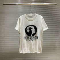 LV Short Round Collar T-shirt M-XXL (5)