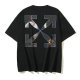 OFF-WHITE short round collar T-shirt S-XL (250)