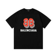 Balenciaga Short Round Collar T-shirt S-XL (157)
