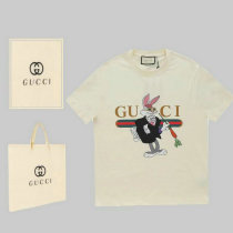 Gucci Short Round Collar T-shirt XS-L (14)