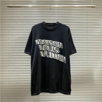 LV Short Round Collar T-shirt M-XXL (7)