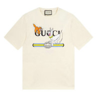 Gucci Short Round Collar T-shirt XS-L (163)