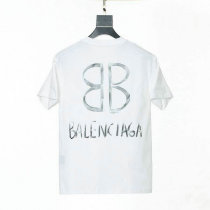 Balenciaga Short Round Collar T-shirt S-XL (18)