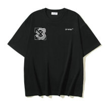 OFF-WHITE short round collar T-shirt S-XL (221)