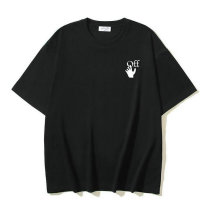 OFF-WHITE short round collar T-shirt S-XL (229)