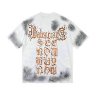 Balenciaga Short Round Collar T-shirt S-XL (104)