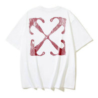 OFF-WHITE short round collar T-shirt S-XL (208)