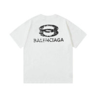 Balenciaga Short Round Collar T-shirt S-XL (154)