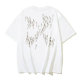OFF-WHITE short round collar T-shirt S-XL (203)