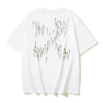 OFF-WHITE short round collar T-shirt S-XL (203)