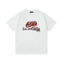 Balenciaga Short Round Collar T-shirt S-XL (173)