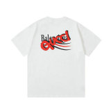Balenciaga Short Round Collar T-shirt S-XL (167)