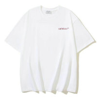 OFF-WHITE short round collar T-shirt S-XL (185)