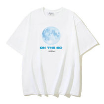 OFF-WHITE short round collar T-shirt S-XL (177)