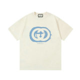 Gucci Short Round Collar T-shirt S-XL (17)