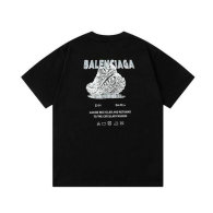 Balenciaga Short Round Collar T-shirt S-XL (171)
