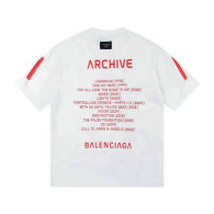 Balenciaga Short Round Collar T-shirt S-XL (128)