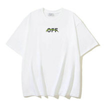 OFF-WHITE short round collar T-shirt S-XL (188)