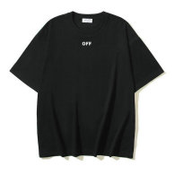 OFF-WHITE short round collar T-shirt S-XL (260)