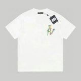 LV Short Round Collar T-shirt XS-L (160)