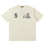 LV Short Round Collar T-shirt XS-L (1)