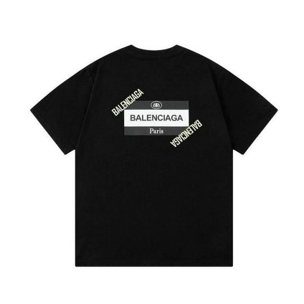 Balenciaga Short Round Collar T-shirt S-XL (165)