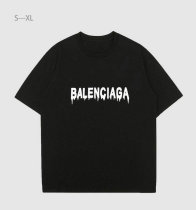 Balenciaga Short Round Collar T-shirt S-XL (4)