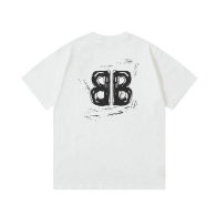 Balenciaga Short Round Collar T-shirt S-XL (172)